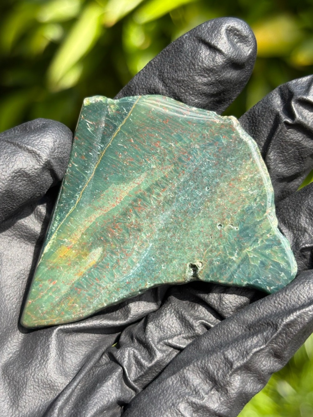Ocean Jasper Crystal Slab with Natural Imperfections - Sea Jasper